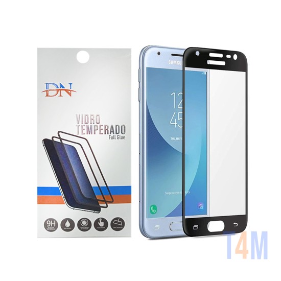 DN FULL GLUE GLASS PROTECTOR FOR SAMSUNG GALAXY  J3 2017/J330 BLACK